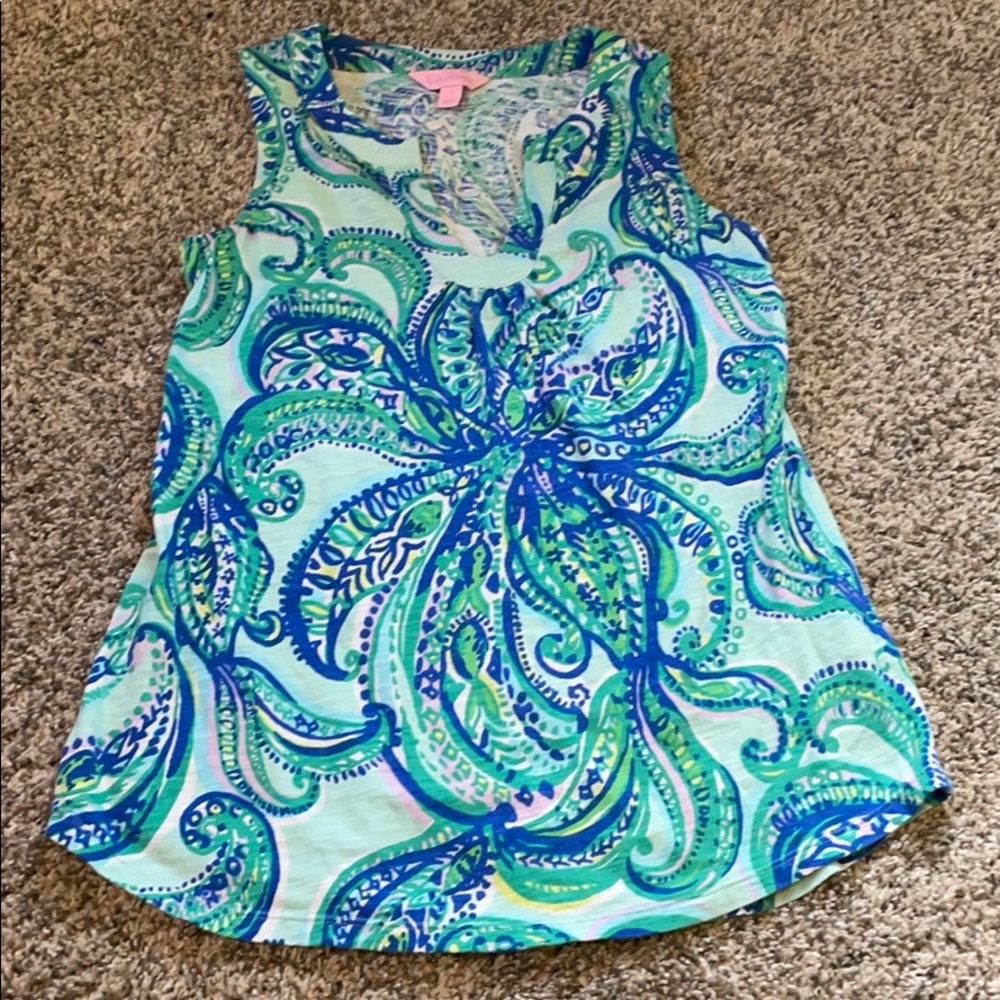 Lilly Pulitzer Marlow Top in Keep it Current